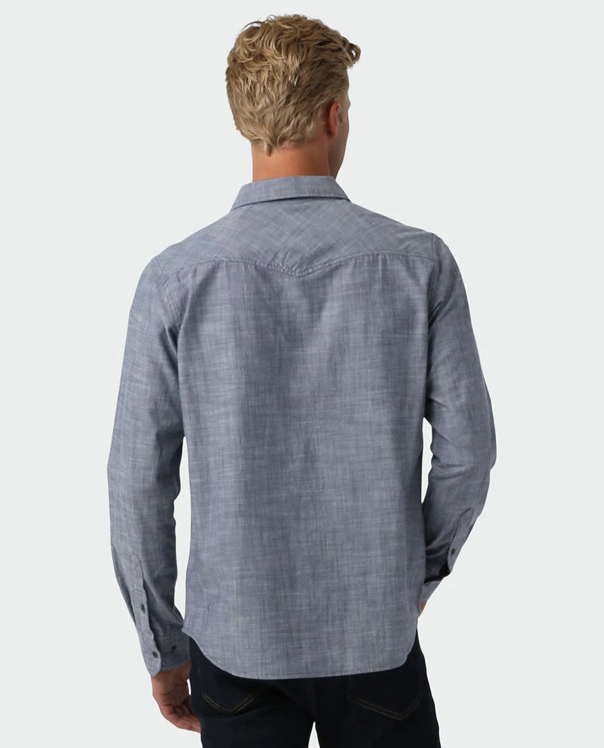 Stio Men's Ashton Chambray Shirt 19 Stio Men's Ashton Chambray Shirt