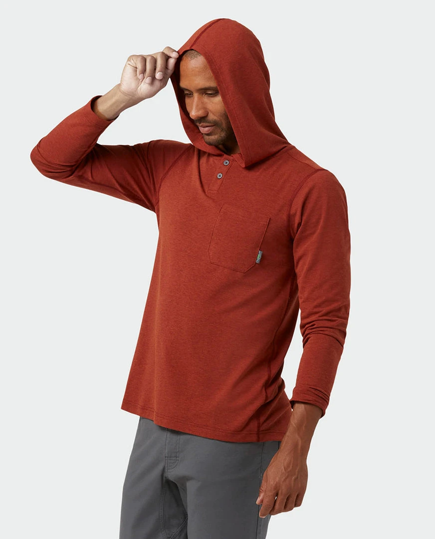 Stio Men's Tipton Tech Hooded Henley 6 Stio Men's Tipton Tech Hooded Henley