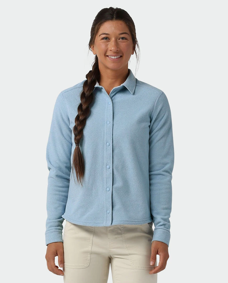 Stio Women's Thermop Fleece Snap Shirt 5 Stio Women's Thermop Fleece Snap Shirt